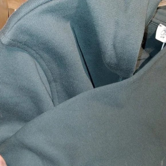 CM Fashion unisex hoodie Long Sleeve with pockets - Green - Picture 3 of 5